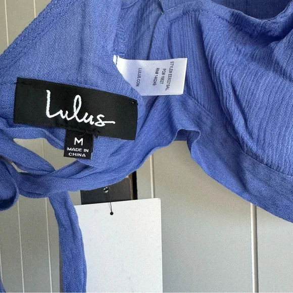 NWT Periwinkle Blue Open Back Tank - Picture 5 of 7